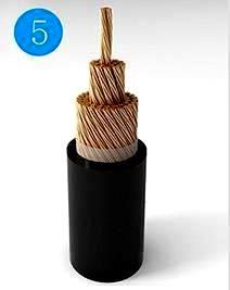 Welding high strength rubber cable