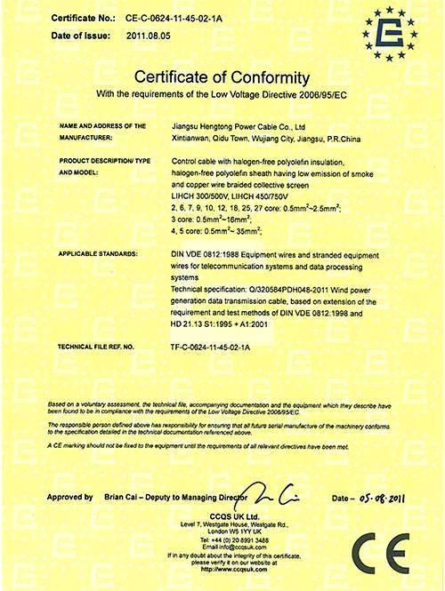 Certificate of Conformity-2